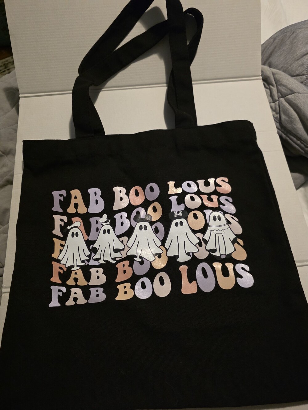Disney Fab Boo Lous Halloween Tote Bag